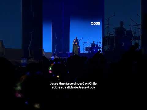 ¡Tras recibir pifias! Jesse Huerta habló de su salida de Jesse & Joy en Chile 😱