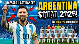 Lionel Messi's Last Mission! Argentina Official World Cup 2026 Squad Announced! 🇦🇷🔥 screenshot 3