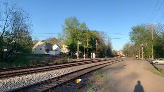 NS 5614 GP38-2 Leading a Late NS CR MA-01 Shave and a haircut