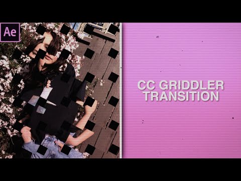 cc griddler transition I after effects tutorial