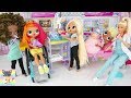 OMG LOL Surprise Neonlicious Lady Diva & Swag with Baby Doll at Royal Bee Barbie Hospital!