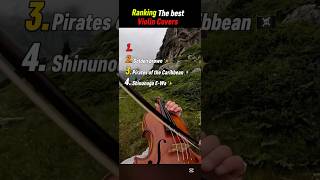Ranking The Best Violin Covers #shorts #ranking #tiktok #violin