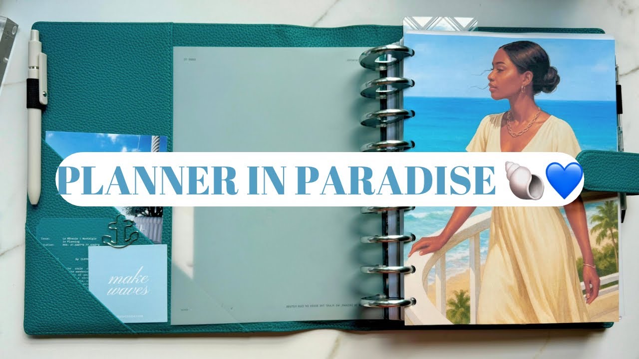 July 2025 | HP Classic Social Media Planner Setup & Flip-Through ✨