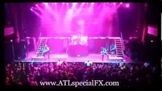 ATLFX CO2 Cryo Jets Dual Nozzle Blasting Crazy Fog Clouds For Asking Alexander by Atlanta Special FX