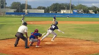 20201006 Double to Left, 2 RBI