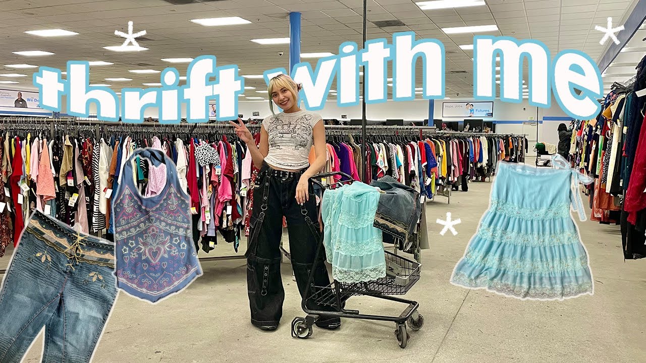 focuson.leee 　thrift bundle THRIFT WITH ME // thrifting for *MYSTERY BUNDLES* based on depop