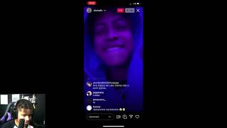 PVO E REACTS TO Slump6s gets HYPED while watching BabySantana perform at Rolling Loud Miami 2021