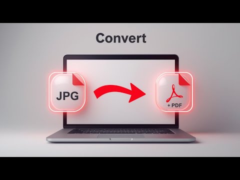 How to convert JPG to PDF, very easily and simply