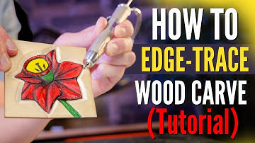 Master Edge Tracing - How to Carve with ANY Rotary Tool (Stencil Included)
