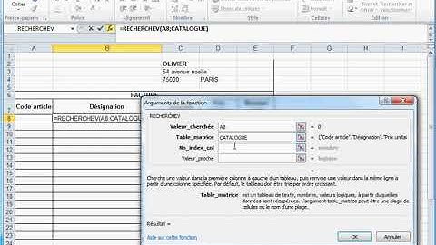 Facturation - (Fonction Recherche)