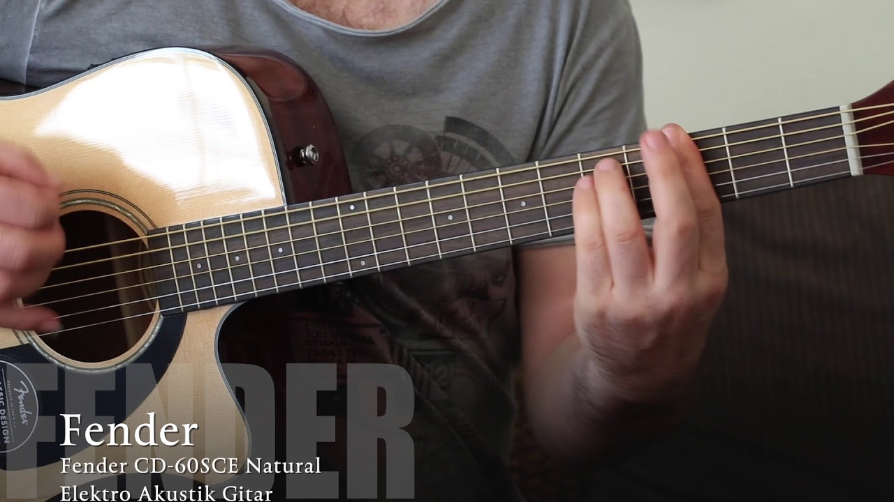 Fender CD 60SCE Natural