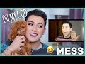 REACTING TO MY FIRST EVER YOUTUBE VIDEO! | Manny MUA