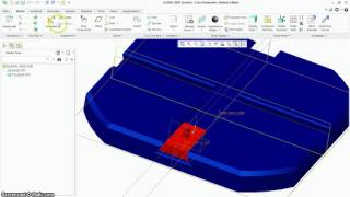 Creo Assembly of Sliders in Base 4