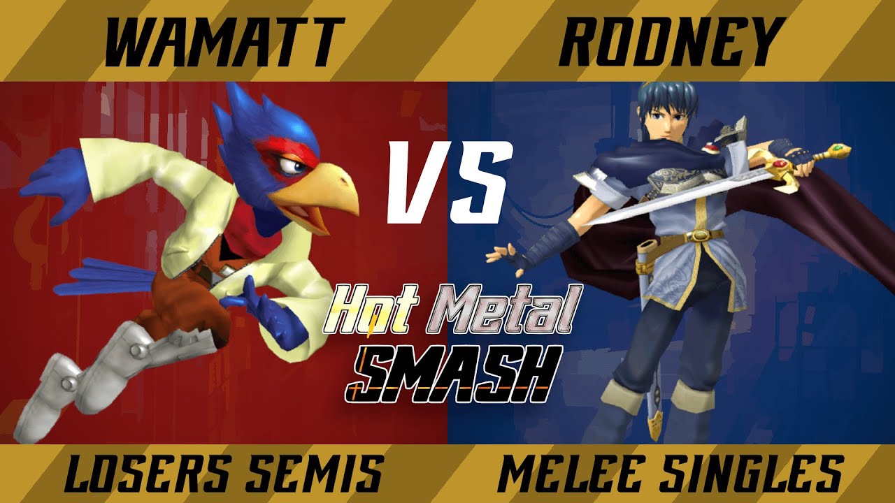 Hot Metal Smash #7 Losers Semis - WAMatt (Falco) vs. Rodney (Marth) - Melee