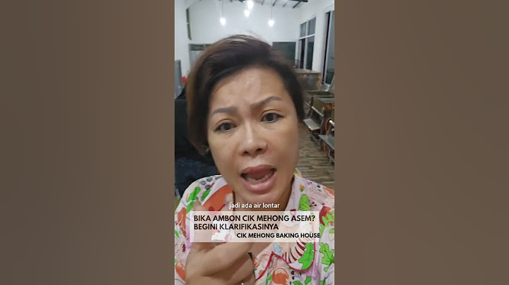 Bika Ambon Cik Mehong Asem? Begini Klarifikasi #cikmehong
