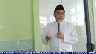 SAMBUTAN WALI SANTRI DALAM RANGKA KHOTMUL QUR'AN QIROATI