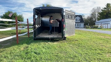Teach your Horse to be Confident with the Trailer Divider Closing