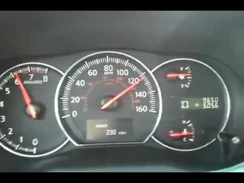 2012 Nissan Maxima Top Speed Run 130mph Youtube