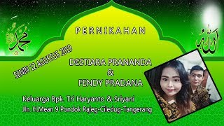 Download Lagu AKAD NIKAH DESTIARA PRANANDA \u0026 FENDY PRADANA MP3