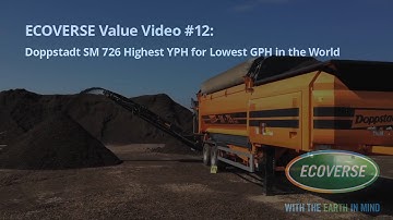 Value Video #12—Doppstadt SM 726 Highest YPH for Lowest GPH in the World