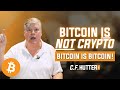 Bitcoin is NOT Crypto—Bitcoin is Bitcoin!