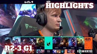 FNC vs TH - Game 1 Highlights | Round 2 LEC Spring 2024 Playoffs | Fnatic vs Team Heretics G1