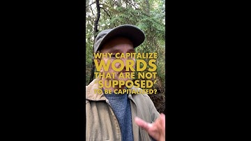 Why Capitalize Words that aren