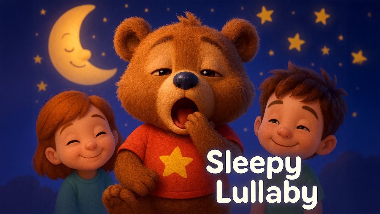 Sleepy Kids ADORE Cubby Bear's SOOTHING Lullaby Songs at Bedtime ⭐ ...