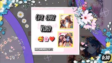 Jeene_Laga_Hoon_❤️🥰__Radha_Krishna_Edit_🌸❤️__Cute_Couple_Alightmotion_Presets_[ KRISHNENDU EDITZ ] 🌀