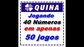 COMO GANHAR NA Quina OS MELHORES NUMEROS PARA PODER USAR HOJE - Quina concurso 4579 (12/01/18)