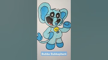 Drawing Bubba Bubbaphant from smiling critters #shorts #smilingcritters #bubbabubbaphant