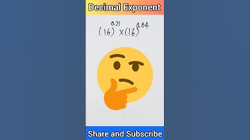 🔥 Decimal Exponent #maths #mathstricks #shortvideo #shorts #youtubeshorts