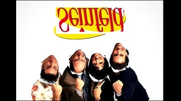 Seinfeld theme with the notes inverted on top of Seinfeld theme