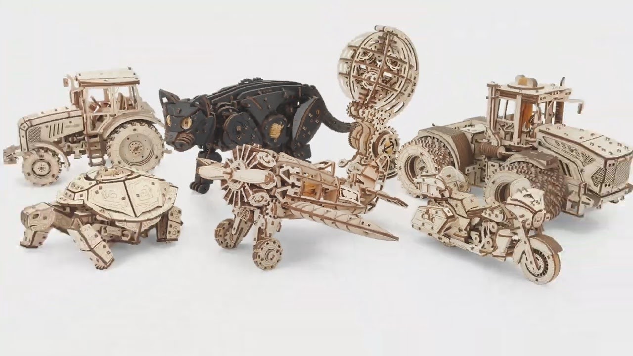 Коллекция-2025 сборных деревянных моделей от EWA (Eco-Wood-Art)