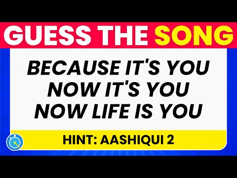 Devinez les chansons de Bollywood grâce à leurs paroles en anglais 🎵🇮🇳 | Quiz sur les chansons de...