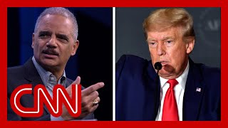 Hear Eric Holder's prediction about the DOJ possibly indicting Trump