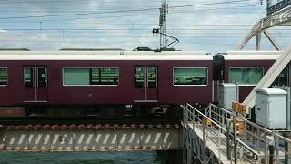 【車窓】阪急神戸線より宝塚線京都線を望む～並走～