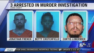 TBI: Three charged in connection to Middle TN homicide