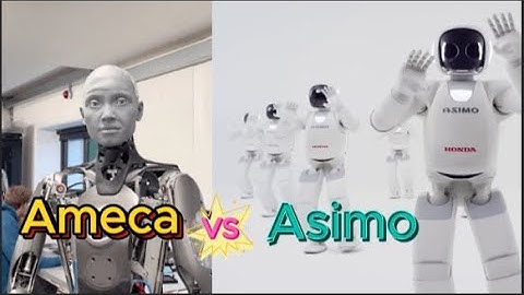 What is the difference between ASIMO and Ameca robots?