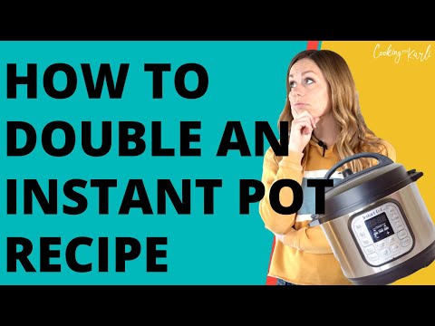 How to Double an Instant Pot Recipe- DON'T DOUBLE THE COOK TIME! hqdefault
