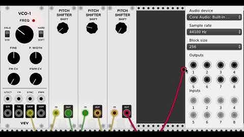 Autodafe Modules for VCV Rack- Pitch Shifter