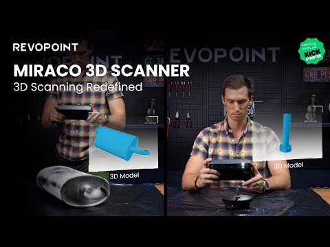 Revopoint MIRACO: Big and Small Object Standalone 3D Scanning