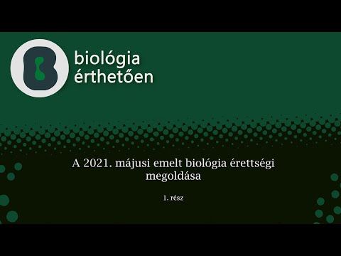 Videó: A Biológia Vizsga Letétele