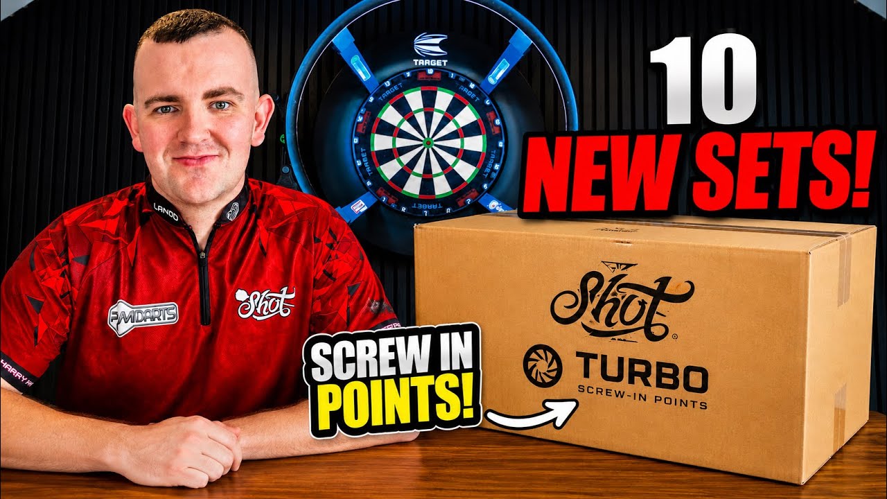 Shot Launch 10 New Darts with Screw in Points! - YouTube