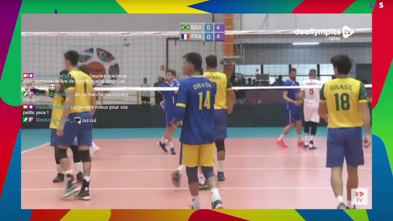 live Deaflympics Volleyball 1