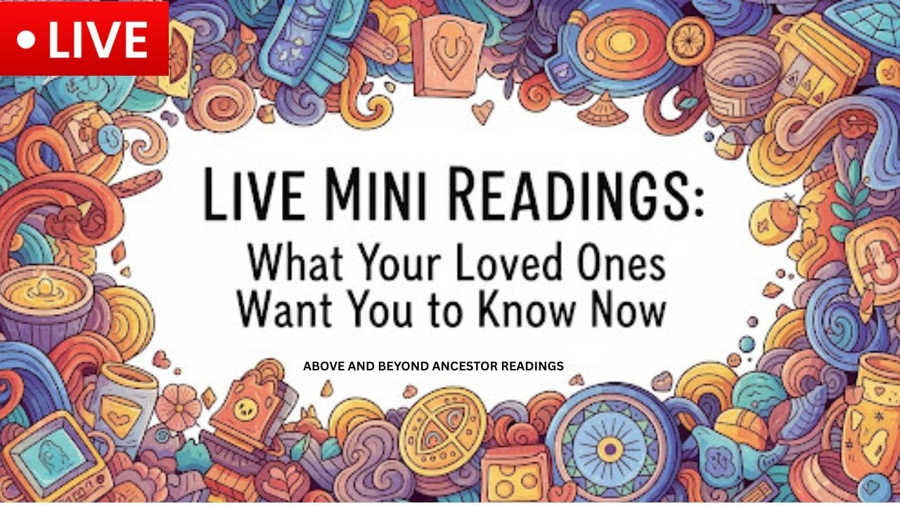 LIVE MINI READINGS AND CHIT CHAT  NOV. 2  11AM EASTERN