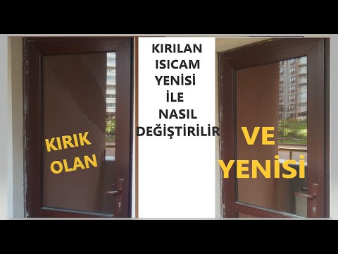 Video: Kapıdaki kırık cam nasıl değiştirilir