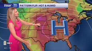 Tuesday PM Forecast: Partly cloudy tonight, rain Wednesday