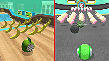 Going Ball 🍌vs Rolling Ball Sky Escape🍦 Walkthrough ,iOS Android Ball Run New Update(Part : 123)