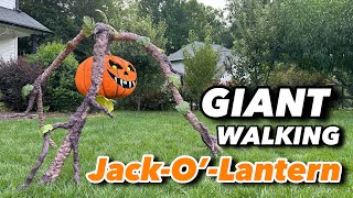 GIANT WALKING JACK O’ LANTERN - Tutorial by Isaac Alexander DIY 13,705 views 8 months ago 19 minutes